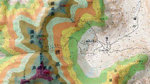 カシミール　標高毎に好きな色を指定